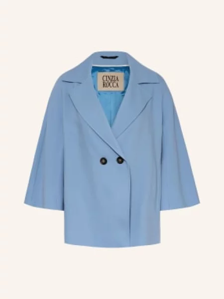 Cinzia Rocca Kurtka Typu Caban Z Rękawami blau