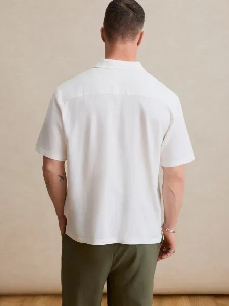 DAN FOX APPAREL Cămașă Leonard' alb