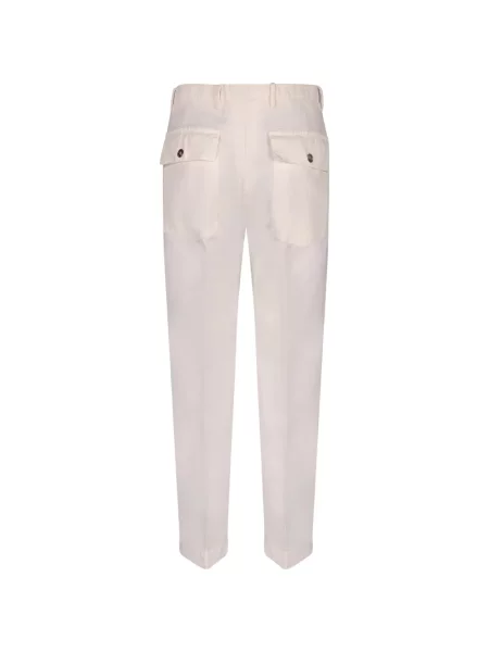 Pantaloni Dell'oglio cu buzunare cu clapetă