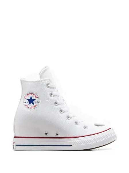 Decupat hanorac cu fermoar Converse clasic cu tepi albastru