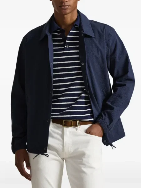Ριγέ δερμάτινος κάλτσες Polo Ralph Lauren με κορδόνι μαύρο