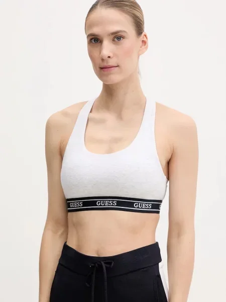 Сутиен Guess ALINE с меланжов десен сиво