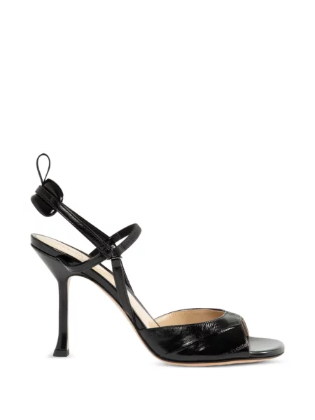 Sandale Fendi slingback negru