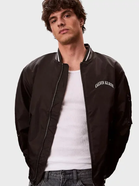Джинсова куртка Calvin Klein Jeans чорна