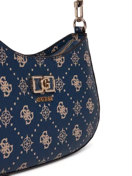Сумка Guess с автографом синяя