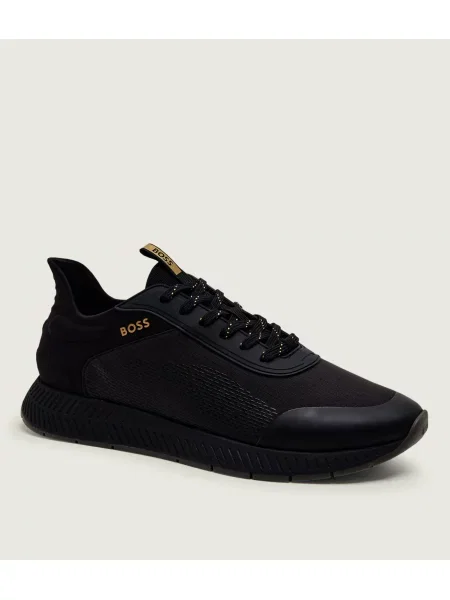 BOSS BLACK Sneakers Titanium_Runn_rsmh negru