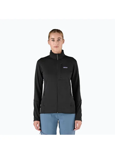 Női softshell dzseki Patagonia R1 Hybrid fekete. Méret: XS fekete