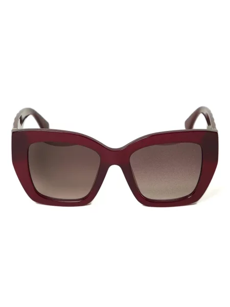 Ochelari de soare Twinset cu imprimeu geometric roșu