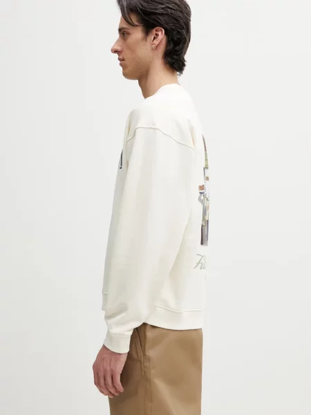 Filling Pieces Bakery hanorac oversized din bărbătesc bej