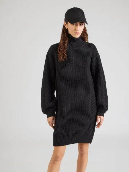 ABOUT YOU Rochie tricotat Pia' negru