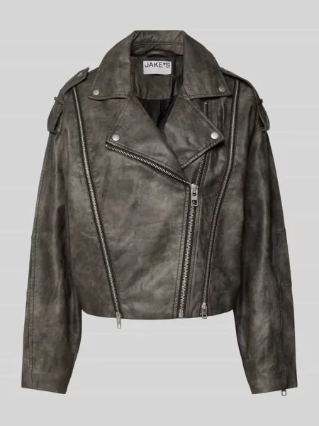 Kurtka z imitacji skóry Jake*s Casual czarna