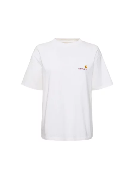 T-shirt z wyhaftowanym logo Carhartt Wip biała