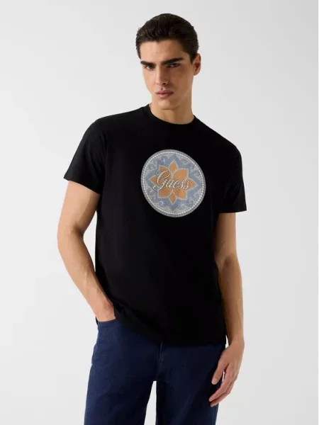 Guess Футболка чорний