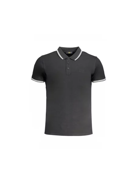 Koszulka polo Cavalli Class z krótkim rękawem czerwona