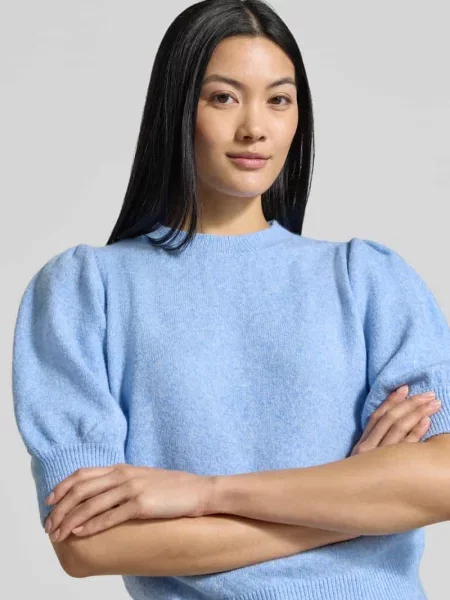 Sweter krój regular fit z bufiastymi rękawami Vero Moda
