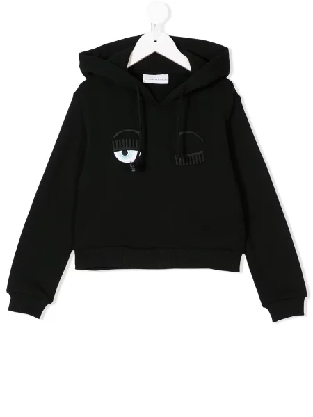Bluza z kapturem dziecięca Chiara Ferragni czarna