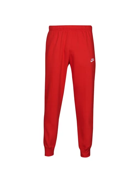 Fleecové nohavice Nike červená
