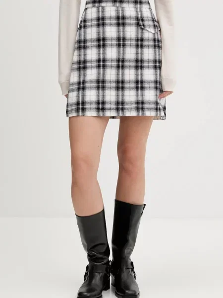 Tommy Jeans spódnica mini prosta czarny