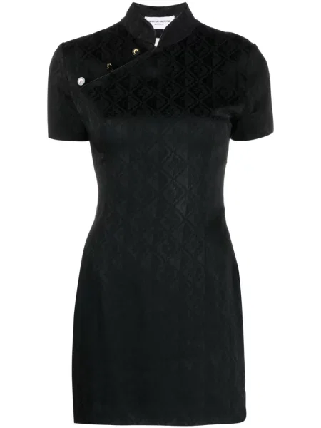 Rochie Marine Serre din jacard negru