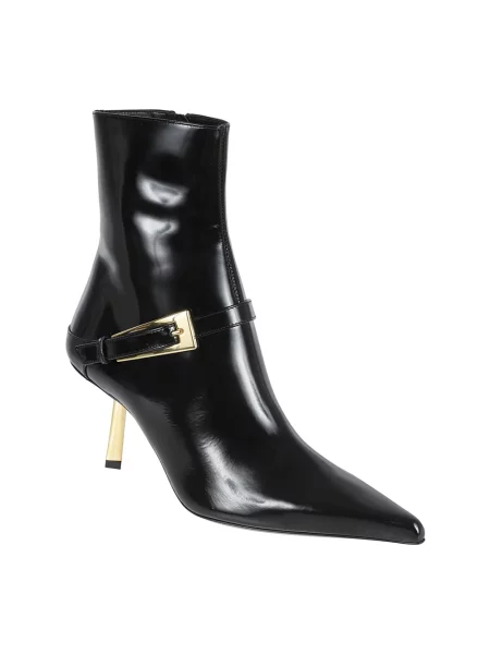 Botki Saint Laurent skórzane czarne
