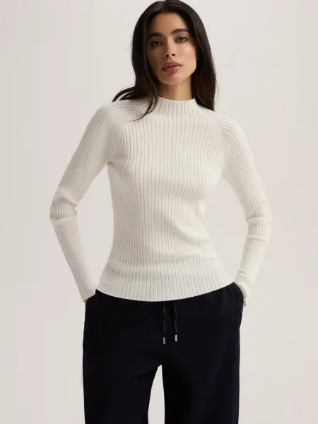 Светр DIVERSE Kalma Ls віскоза/поліестер білий