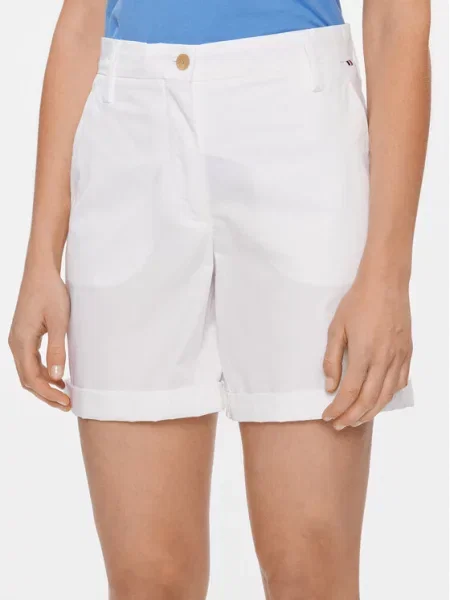 Tommy Hilfiger Szorty materiałowe biały