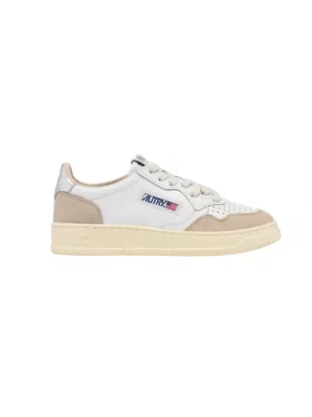 Sneakersy Autry zamszowe białe