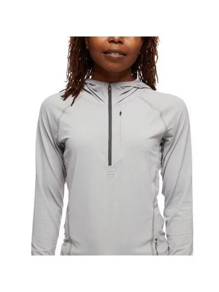 Bluza z kapturem Black Diamond Alpenglow Pro czarna