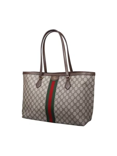 Wielobarwność torebka Gucci Ophidia brązowa