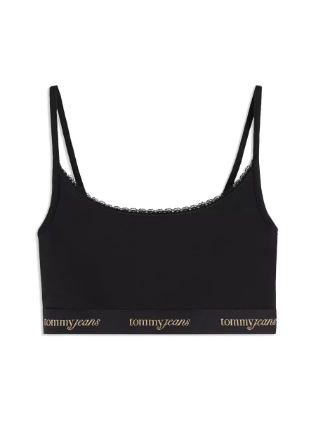 Tommy Jeans Sutien auriu negru