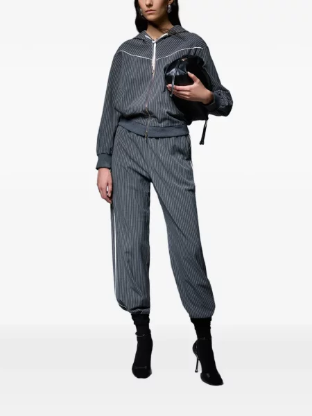 Pantaloni Liu Jo din dantelă gri
