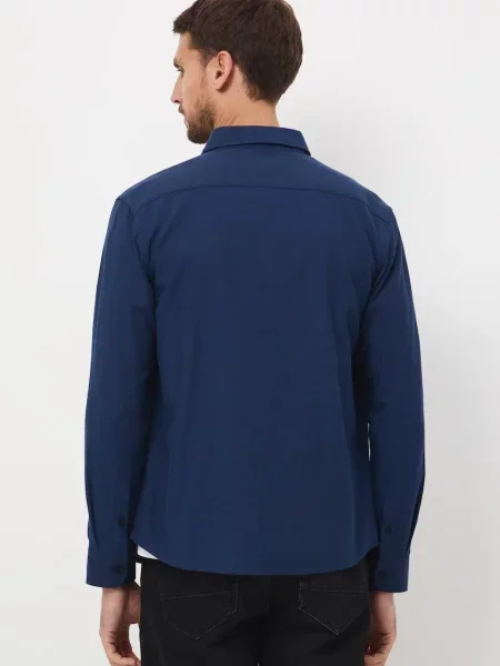 Сорочка Medicine slim комір button-down синій