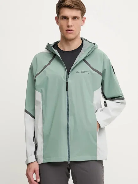 Adidas TERREX geacă de ploaie x National Geographic verde