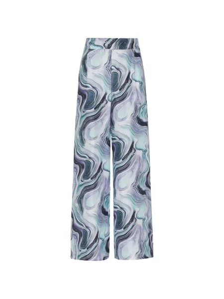 Pantaloni Vilebrequin cu picior lat albastru