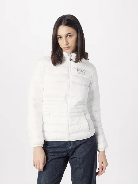 Prehodna jakna Ea7 Emporio Armani bela