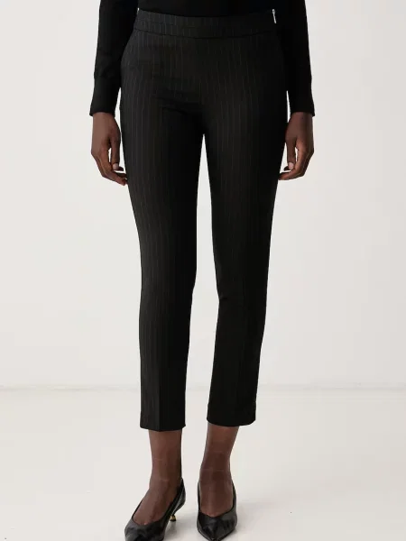 Morgan pantaloni regular pentru femei negru
