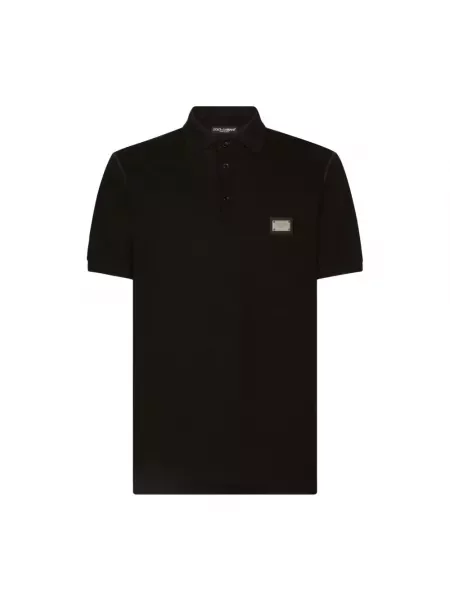 Koszulka polo Dolce And Gabbana czarna