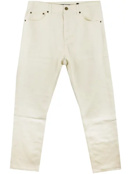 Traperice ravnih nogavica Fear Of God Essentials bijela