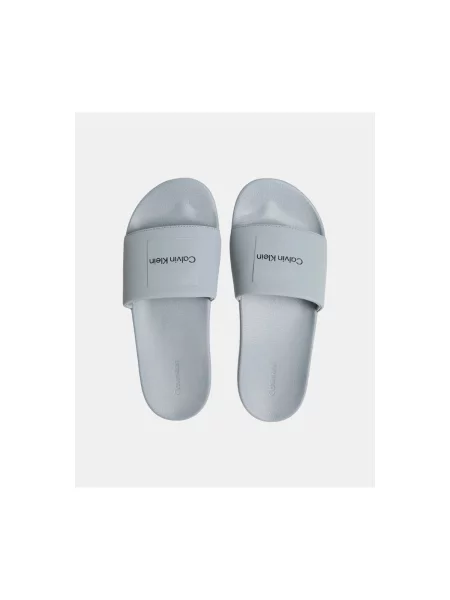 Žabky Calvin Klein Pool Slide Ck Square granite road šedé
