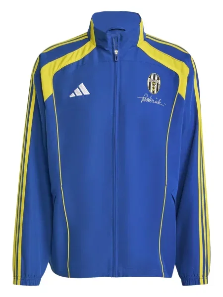 Pantaloni Adidas cu dungi cu broderie verde