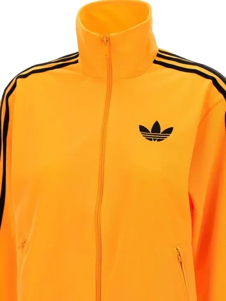 Geacă Adidas cu dungi cu paiete maro