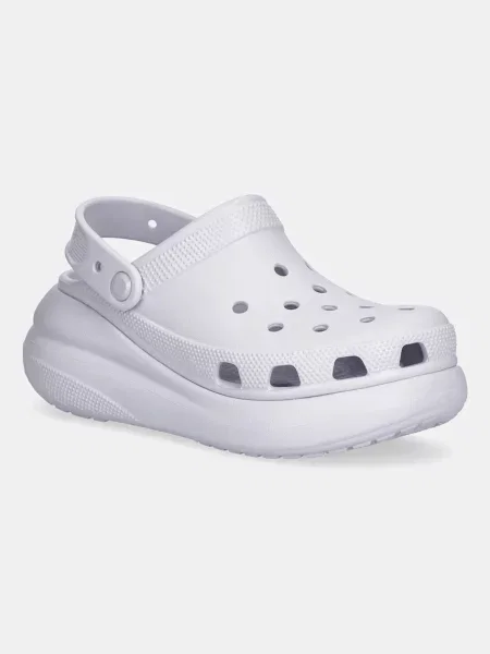 Klasické pantofle Crocs na platformě modré