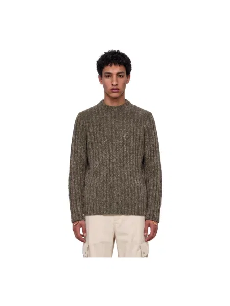 Dzianinowy sweter Golden Goose zielony