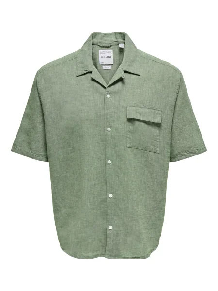 Only & Sons Cămașă ONSCAIDEN pastel verde