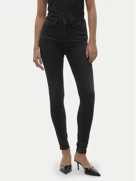 Vero Moda Джинси Flash Skinny Fit чорний