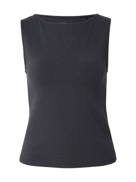 Top Levi's ® cu decolteu barcă gri