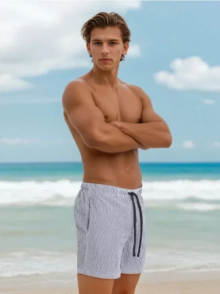 Sinsay Szorty kąpielowe w szary