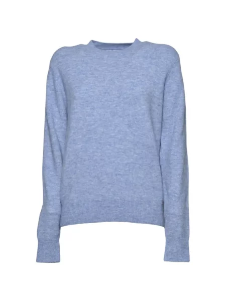 Pulover Mc2 Saint Barth cu broderie albastru