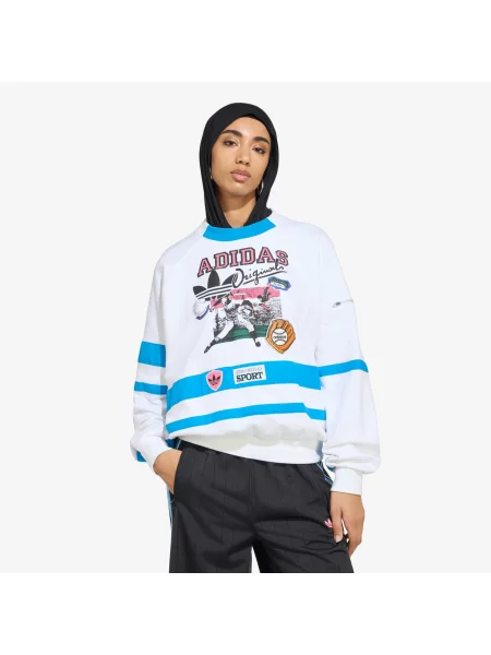 Hanorac Adidas Originals alb