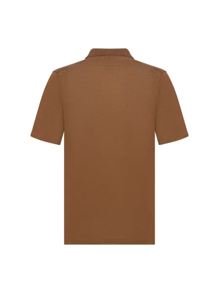 Koszulka polo Franzese Collection brązowa